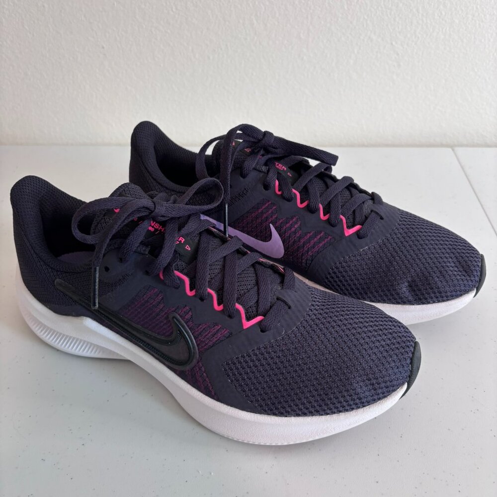 Nike Womens Downshifter 11 CW3413-501 Purple Running Shoes Sneakers Size 6